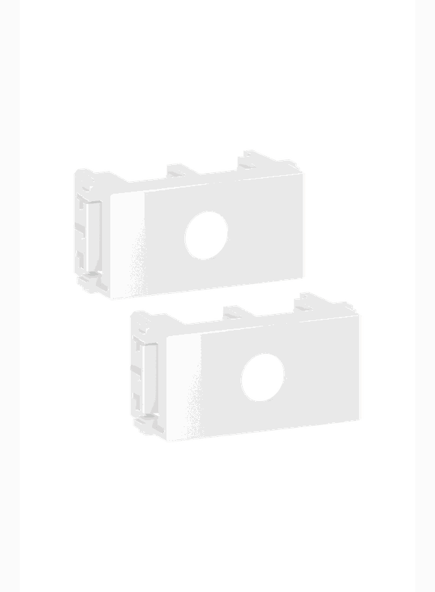 modulo passagem fio kit bco