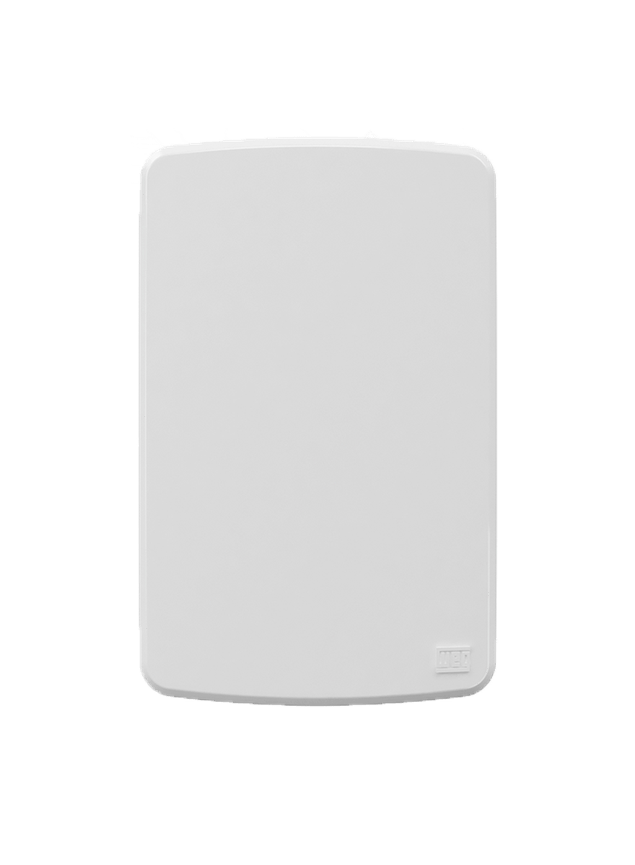placa cega branco 4x2
