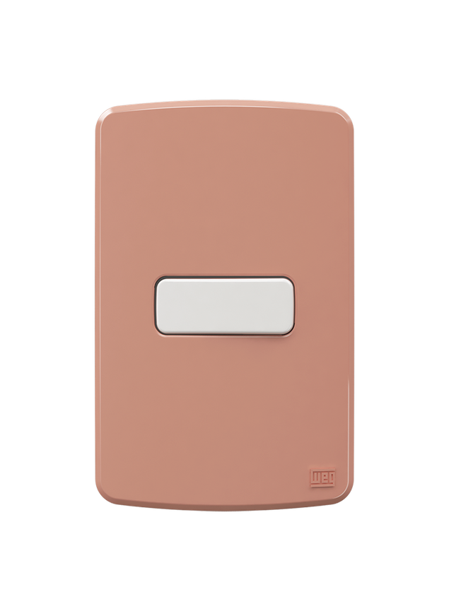 modelo placa rosa compose interruptor simples