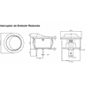 desenho tecnico interruptor redondo