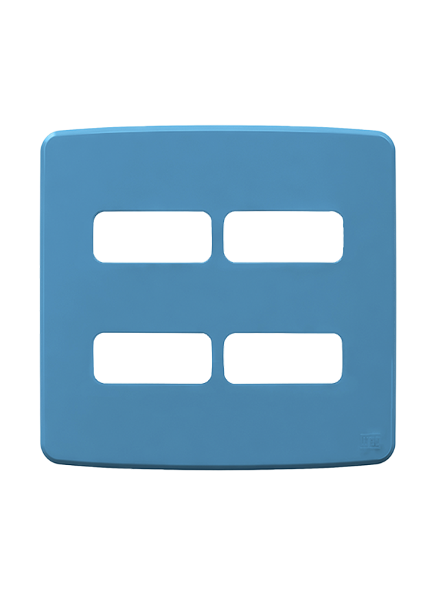 Placa Composé Azul 4x4 4 Posições Weg