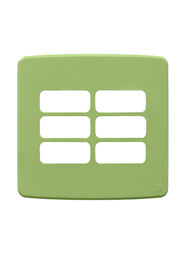 Placa Composé Verde 4x4 6 Posições Weg