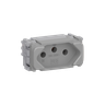 Módulo Tomada Composé Cinza 2P+T 20A/250V Weg