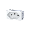 Módulo Tomada Esatta Branco 2P+T - 10A/250V - Weg