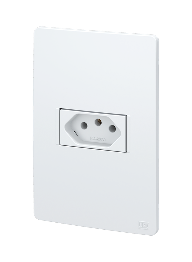 Módulo Tomada Esatta Branco 2P+T - 20A/250V - Weg