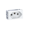 Módulo Tomada Esatta Branco 2P+T - 20A/250V - Weg