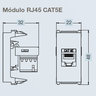 modulo rj45 cat5e
