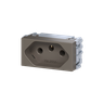 Módulo Tomada Esatta Argila 2P+T - 10A/250V - Weg