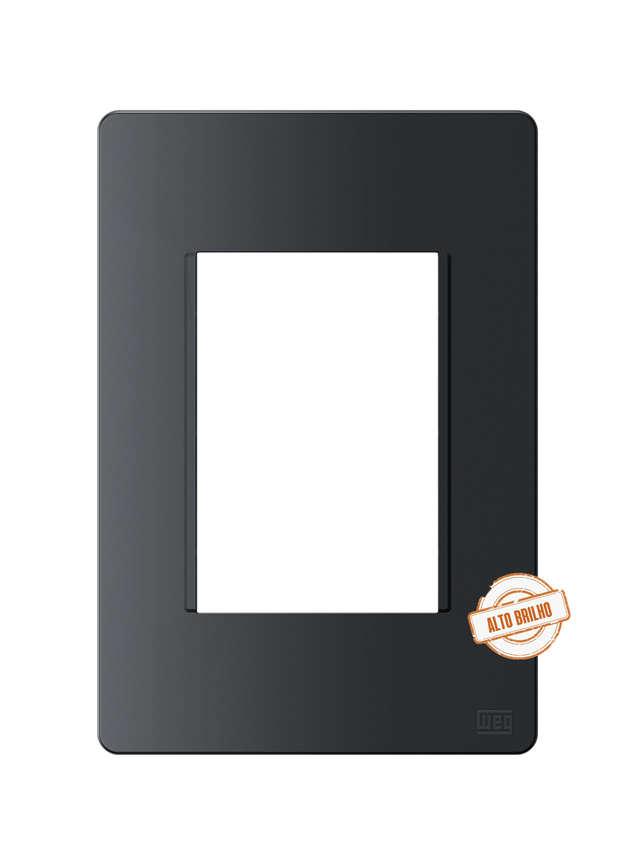 Placa Esatta Grafite 4x2 3 Posições Weg