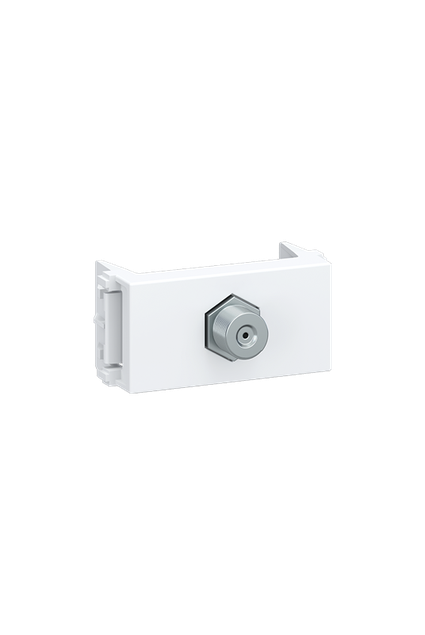 Módulo Tomada para Antena de TV Esatta Branco Weg