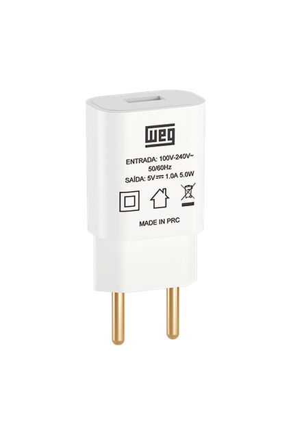 Fonte Adaptadora de Alimentação USB Tipo A 1A BIVOLT Weg Home