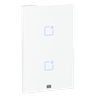 Interruptor Touch 4x2 2 Teclas Wi-Fi + RF Branco Weg Home