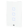 Interruptor Touch 4x2 3 Teclas Wi-Fi + RF Branco Weg Home