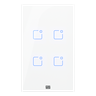 Interruptor Touch 4x2 4 Teclas Wi-Fi + RF Branco Weg Home